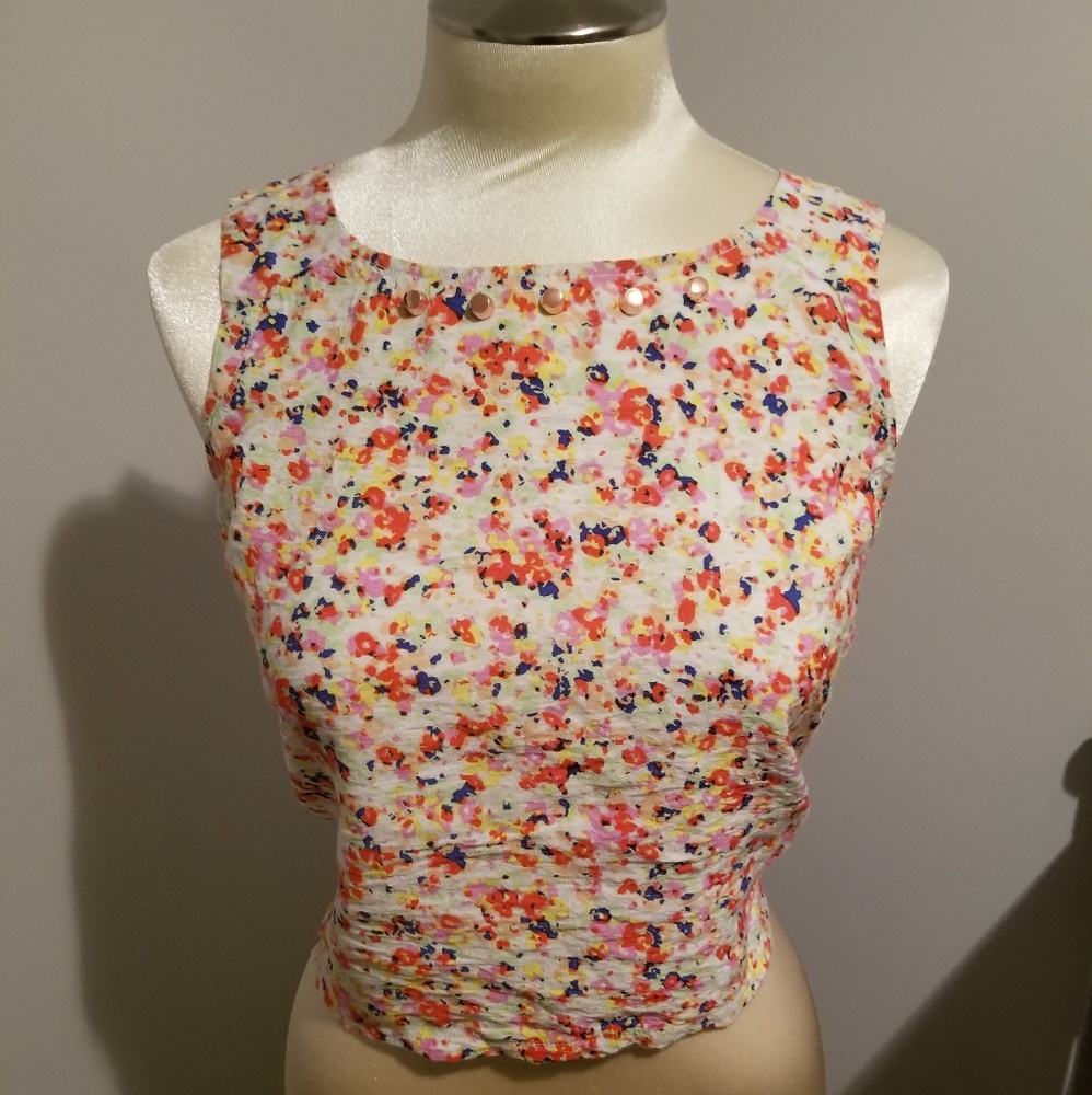 Floral printed Crop top